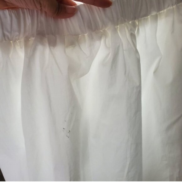 NWT VICI White Open Back Smocked Fit & Flare Mini Dress L - Picture 9 of 10